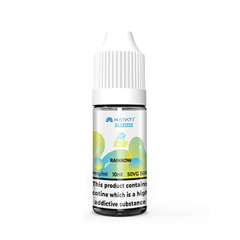 Hayati Crystal Pro Max 10ml Nic Salt - Rainbow 10mg
