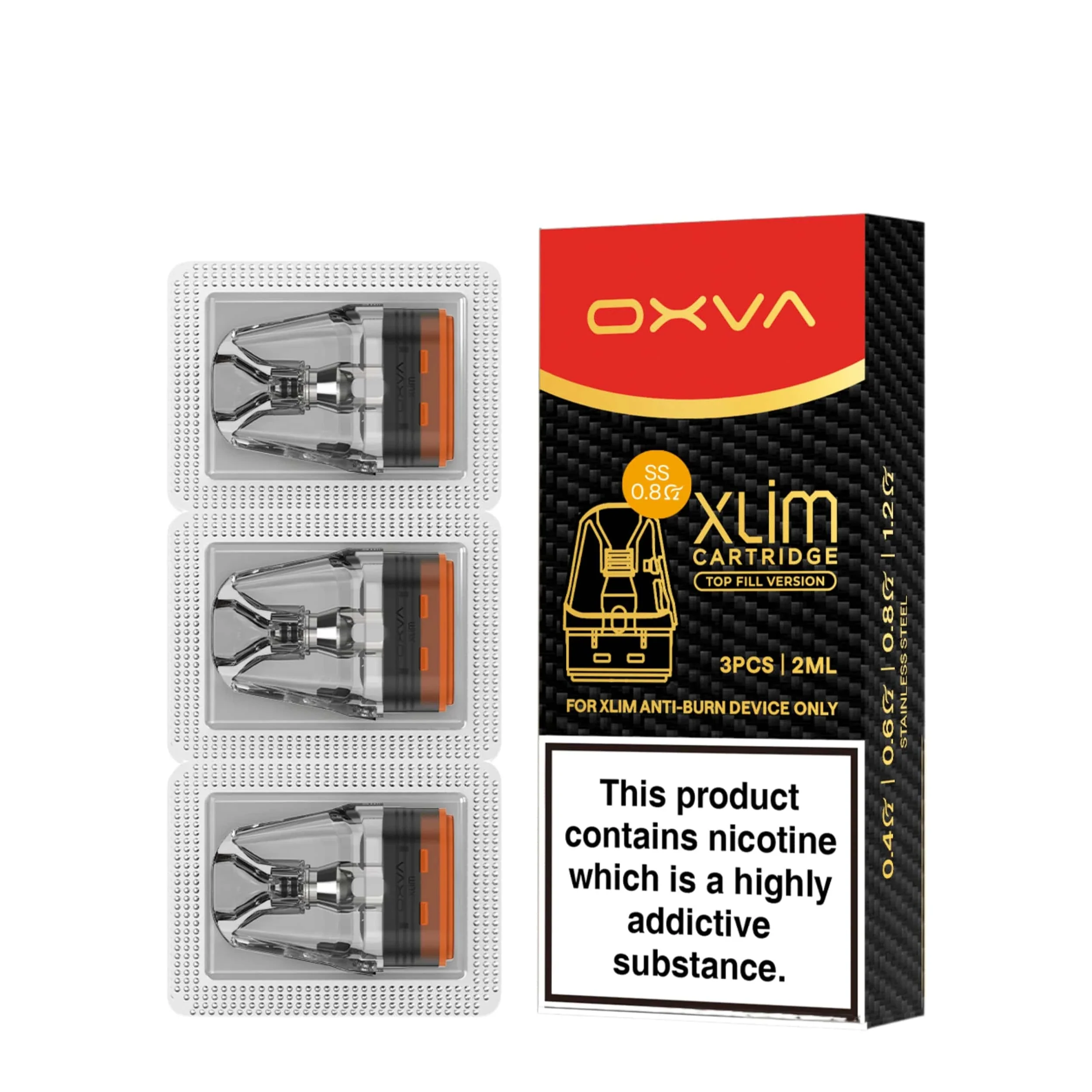 Oxva Xlim DNA Pods SS – 0.8Ω